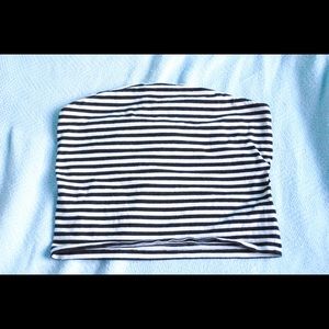 🐝 Black and White Stripe Tube Top